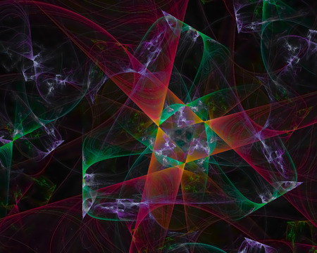 abstract digital fractalの写真素材