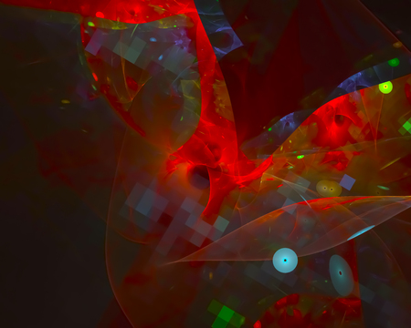 abstract digital fractal