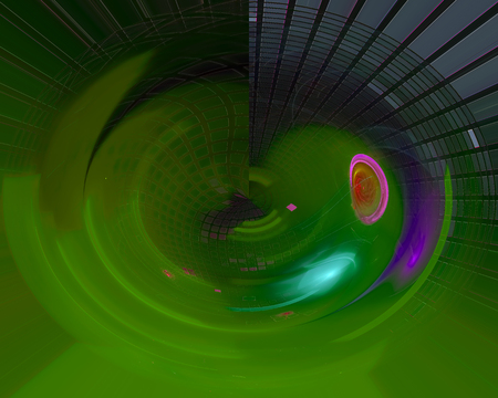 abstract digital fractalの写真素材
