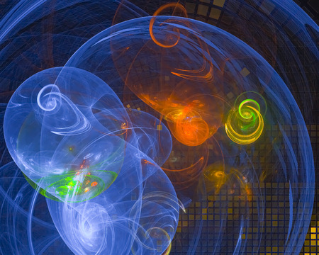 abstract digital fractal