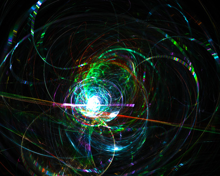 abstract digital fractal