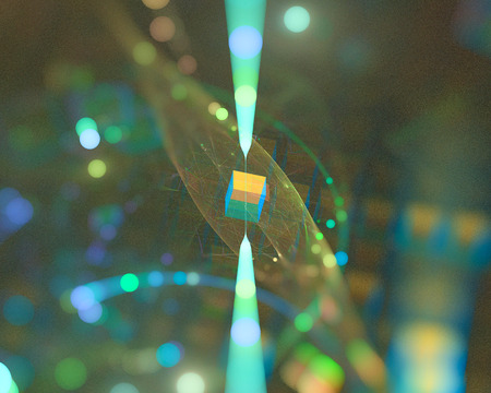 abstract digital fractalの写真素材