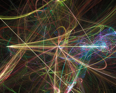 abstract digital fractal, fantasy design imaginationの写真素材