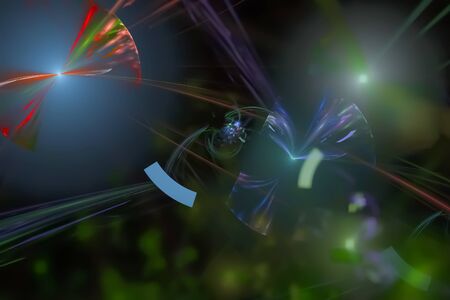 abstract digital fractal