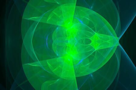 abstract digital fractalの写真素材