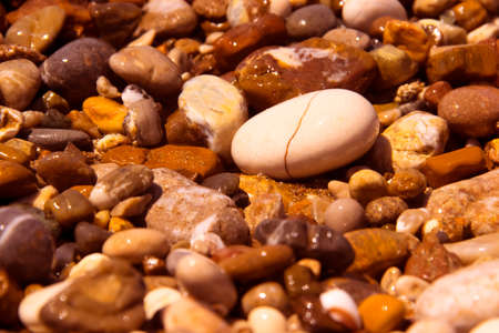 sea â€‹â€‹stones wet beautiful background natural vacation