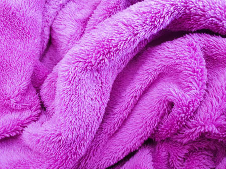 fluffy warm fabric beautiful backgroundの写真素材