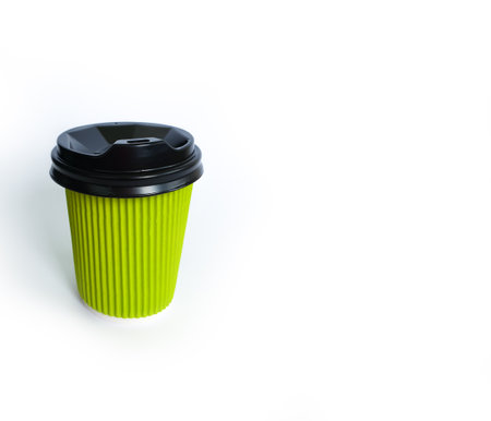 paper cup for coffee isolatedの写真素材