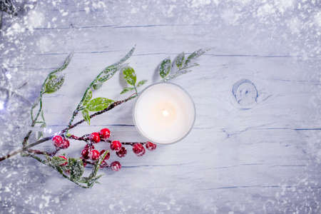 candle, festive garland christmas background traditional happyの写真素材