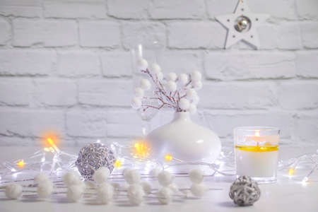 decorative background frame christmas, candle