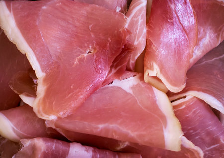 jamon appetizing close-up traditional