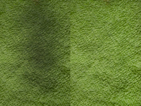 Dirty stain on fabric before and after cleaning