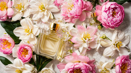 Flower perfume bottleの素材