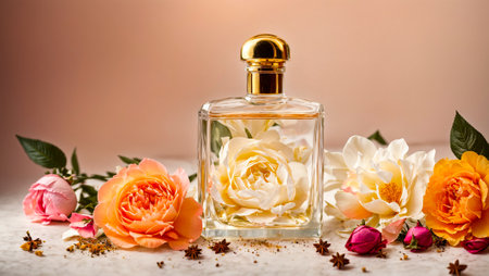 Flower perfume bottleの素材