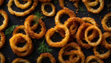 Crispy delicious onion ringsの素材