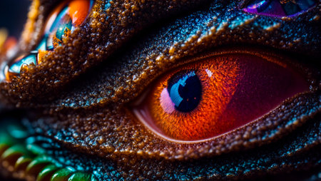 eye of a mythical dragon, fantastic very close up, macroの素材