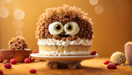 Cake monster with eyesの素材