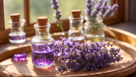 Lavender flower cosmetic oilの素材