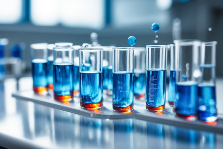 Laboratory glassware, in the laboratoryの素材