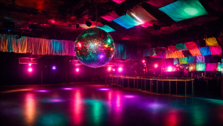 Empty disco hallの素材
