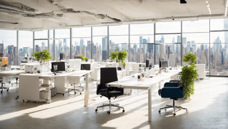 Empty modern officeの素材