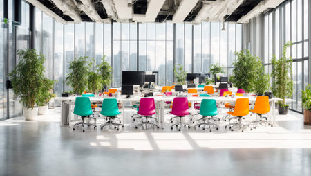 Empty modern officeの素材