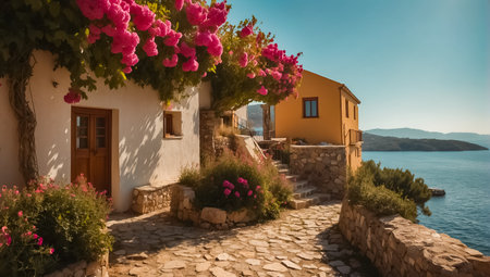 Greece, Dodecanese islands, the picturesque village of Mykonosの素材
