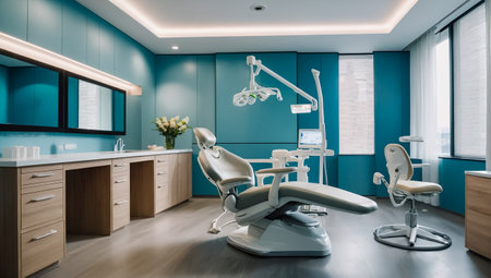 beautiful empty modern dental officeの素材