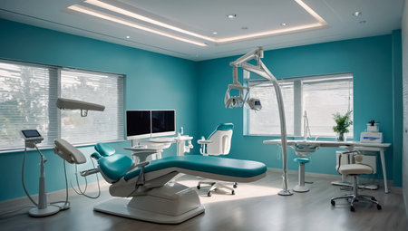 beautiful empty modern dental officeの素材