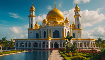 Stunning palace in Bruneiの素材