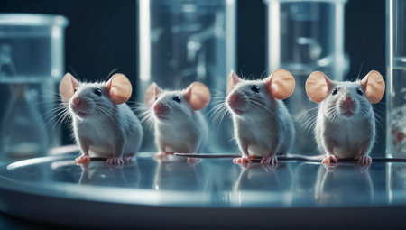 Mouse in the laboratoryの素材