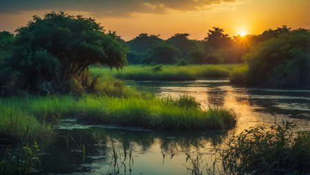 West Kiang National Park, Gambiaの素材