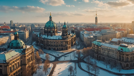 Amazing Berlin Germany Winterの素材