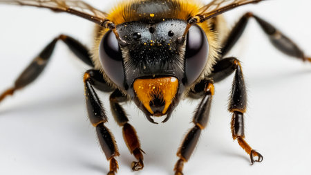 beautiful bee macroの素材