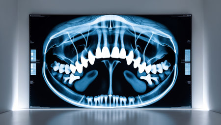 ray of jaw, teeth, dental bannerの素材