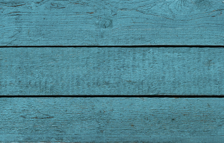 Real wood texture. Old blue wood planks texture.の写真素材