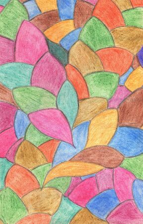Abstract crayon backgroundの写真素材