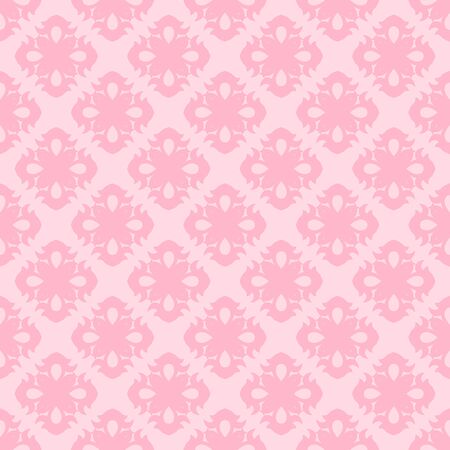 Cute vector seamless pink floral pattern.のイラスト素材