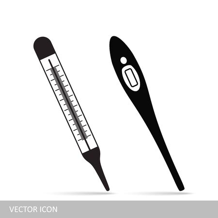 Medical thermometer vector iconのイラスト素材