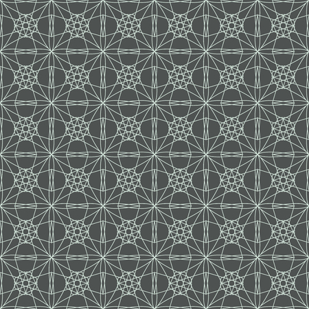 Abstract geometric background. Seamless floral pattern.のイラスト素材