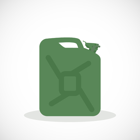Canister vector icon in flat design style.のイラスト素材