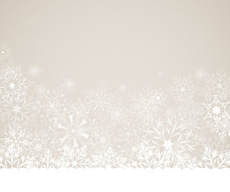 Christmas background with snowflakes. Greeting card or invitation. Merry Christmas and a happy new year. Element for design.のイラスト素材