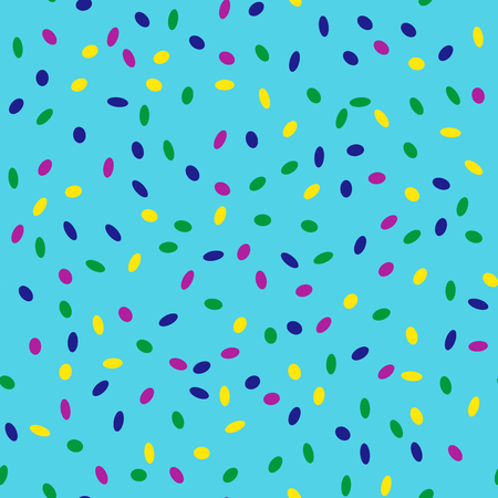 Seamless pattern with small colored dots. Simple drawing for design surface.のイラスト素材