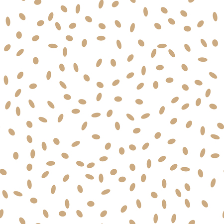 Simple Seamless pattern with small beige sprinkling on a white background.のイラスト素材