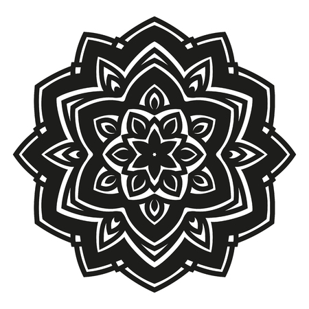 Arabesques black and white color. Template for engraving, embroidery, burning out on a tree and other creative.の写真素材