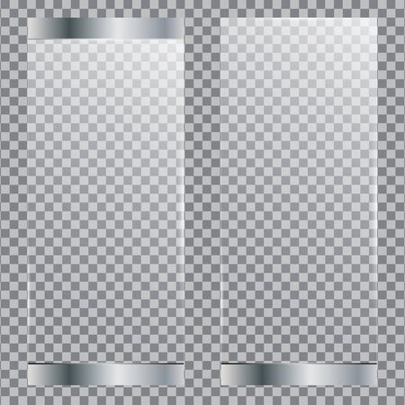 Glass door set isolated on transparent background.のイラスト素材