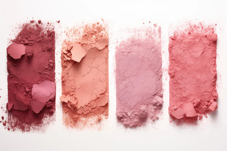 Decorative cosmetic palette, powder, mists, shadows, scatteringの素材