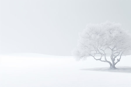 Simple white background, empty space for text and design, surface, stage, podium, mockupの素材