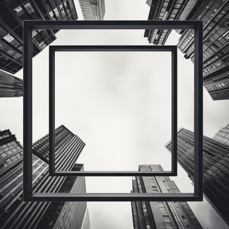 Business graphic modern empty frame for text, post, cover designの素材