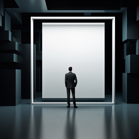 Business graphic modern empty frame for text, post, cover designの素材